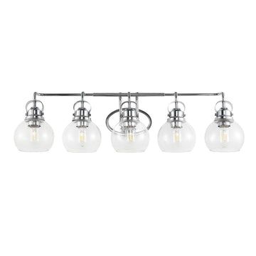 Shirley Metal/ Bubbled Glass Vanity Light - JONATHAN Y